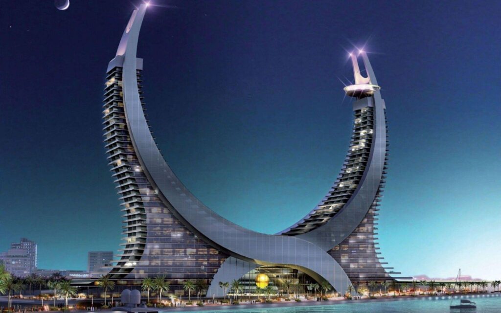 SimplyWallpapers Katara Lusail Marina Tower Qatar buildings