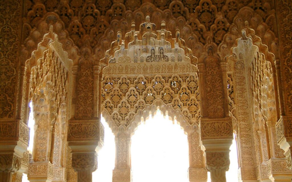 Architecture Alhambra Palace Internal Structure Wallpapers