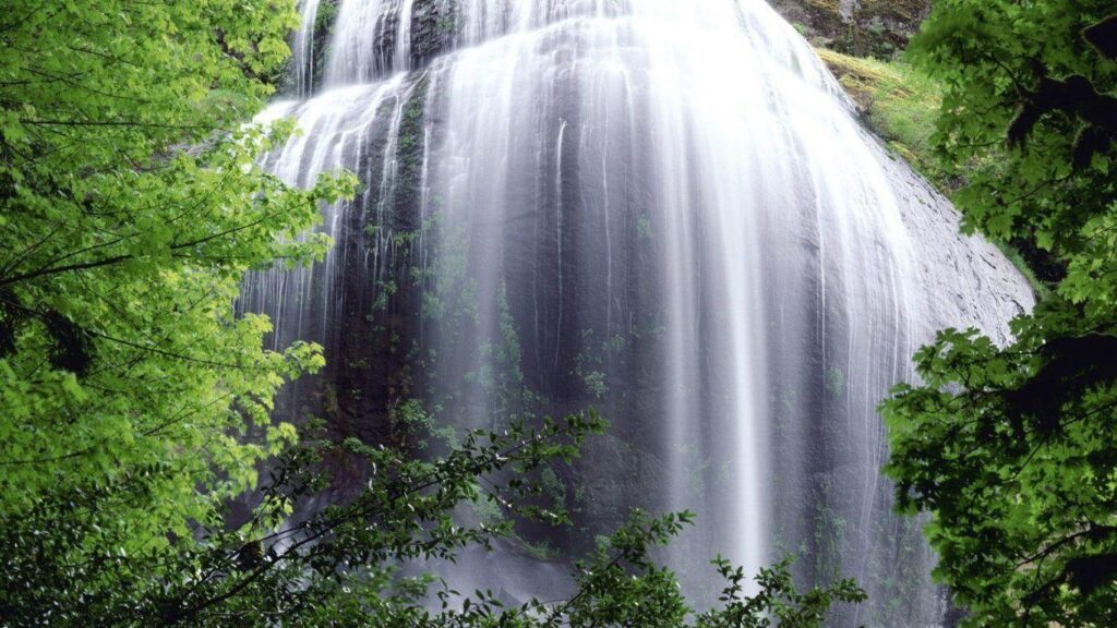 Beautiful Waterfall Greenery Serene Dominica Wallpapers 2K p
