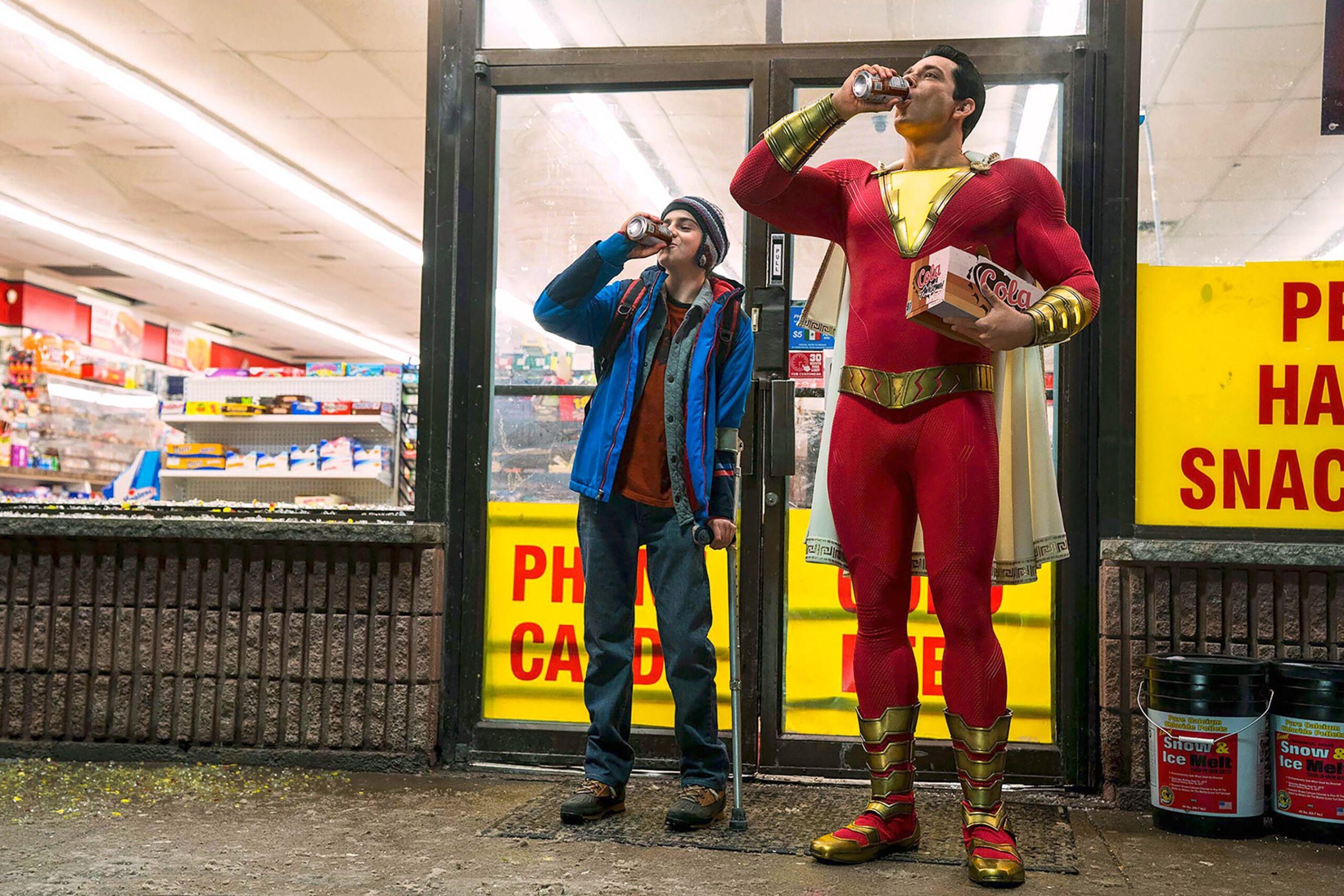 Zachary Levi And Asher Angel In Shazam Movie, 2K Movies, k