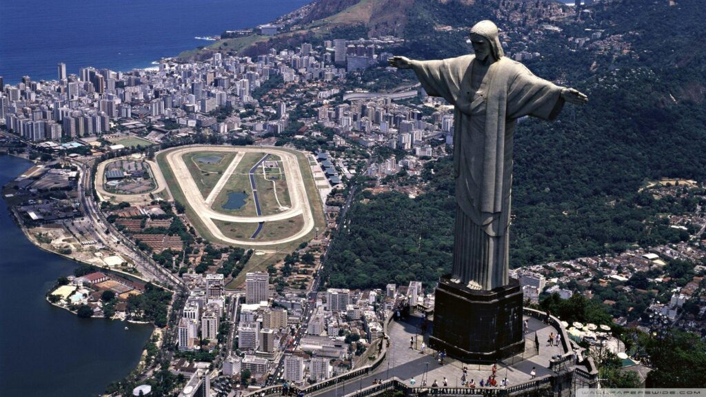 Statue of Christ the Redeemer, Rio de Janeiro, Brazil 2K desktop