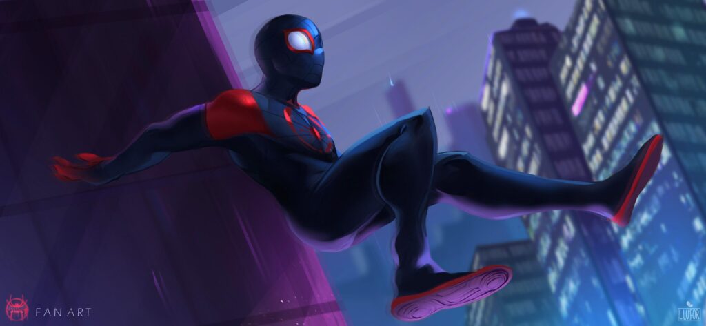 SpiderMan Into The Spider Verse Fan Art, 2K Movies, k