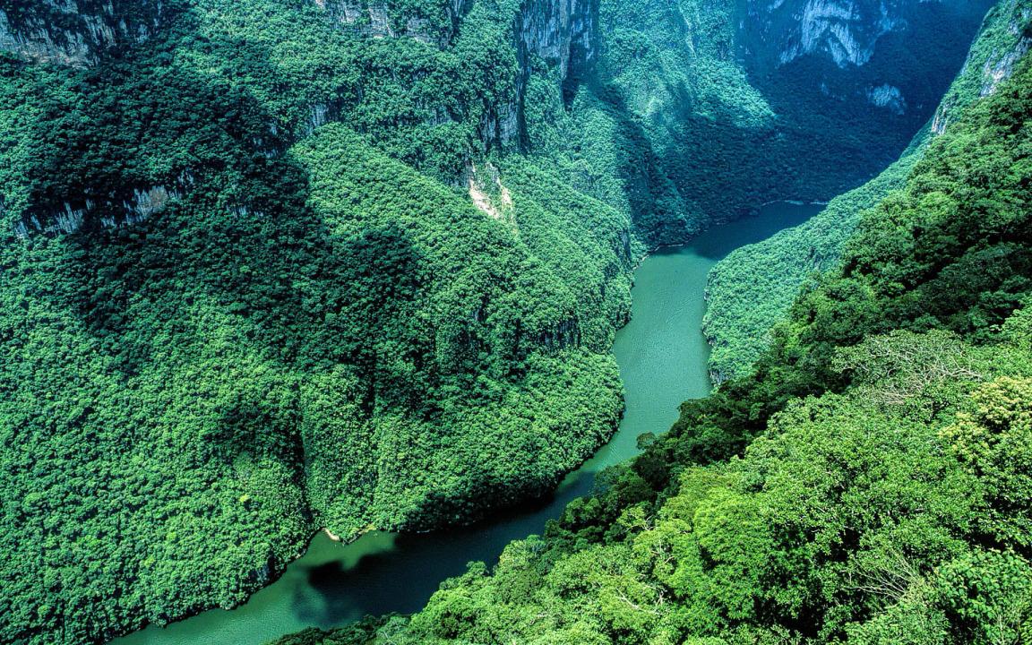 Sumidero Canyon, Chiapas, Mexico widescreen wallpapers