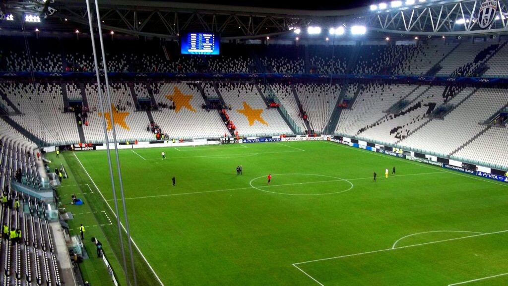 Soccer, arena, stadium, Champions League, Juventus, Turin Wallpapers