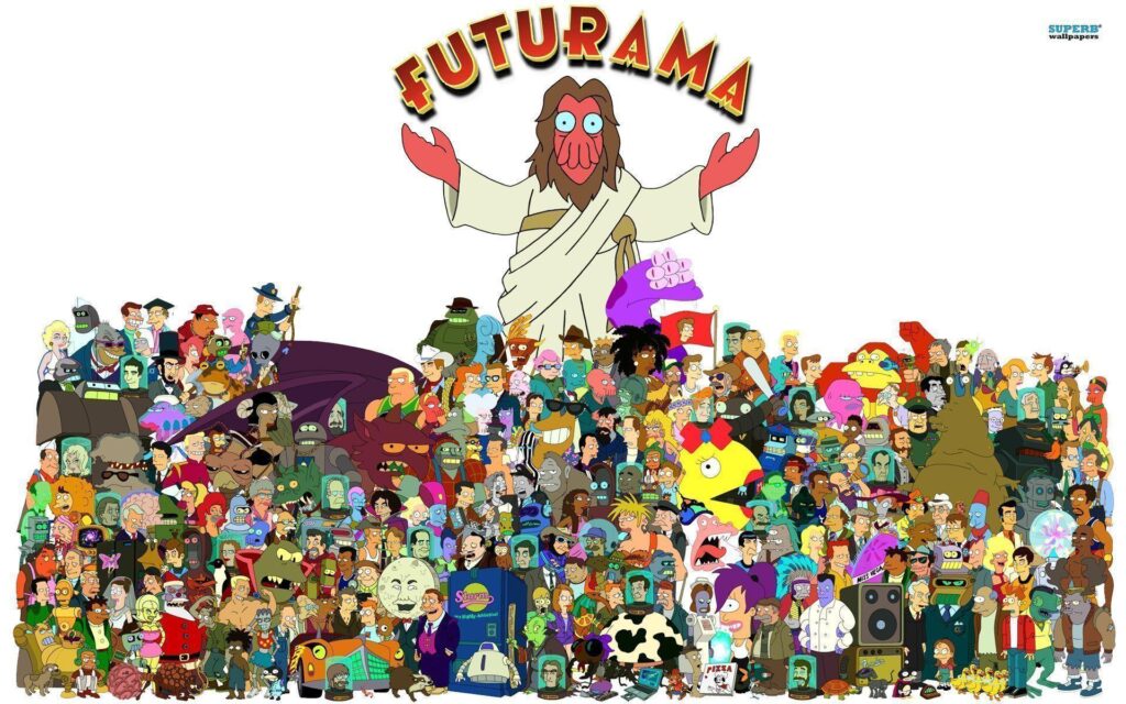 Desk 4K Wallpapers Collection Futurama Edition