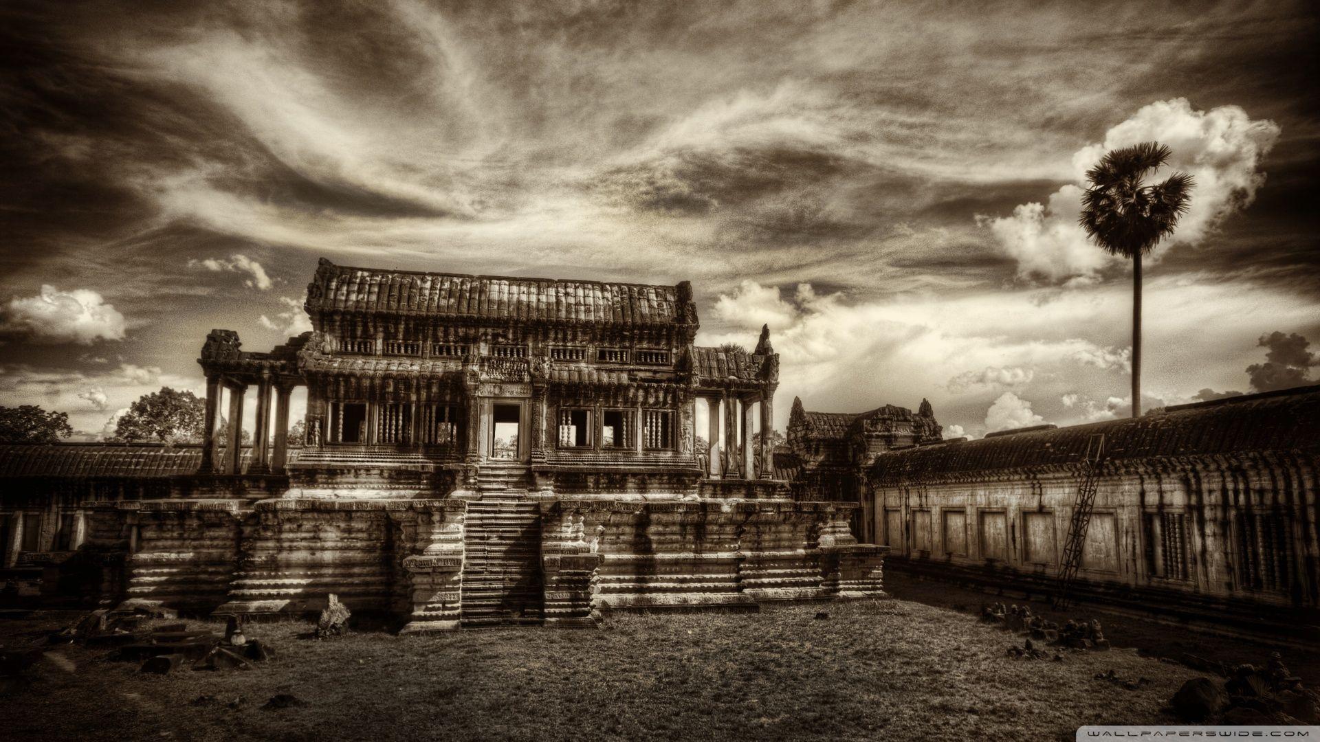 Temple In Cambodia 2K desk 4K wallpapers High Definition