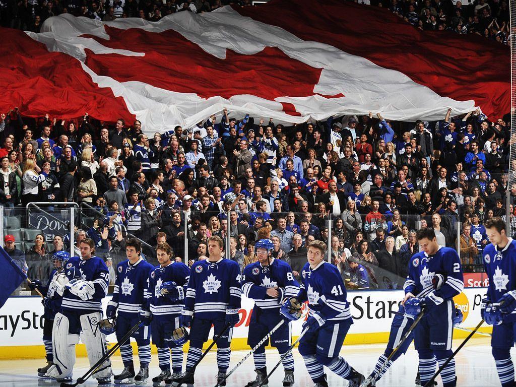 Maple Leafs Game Night Entertainment Wallpapers
