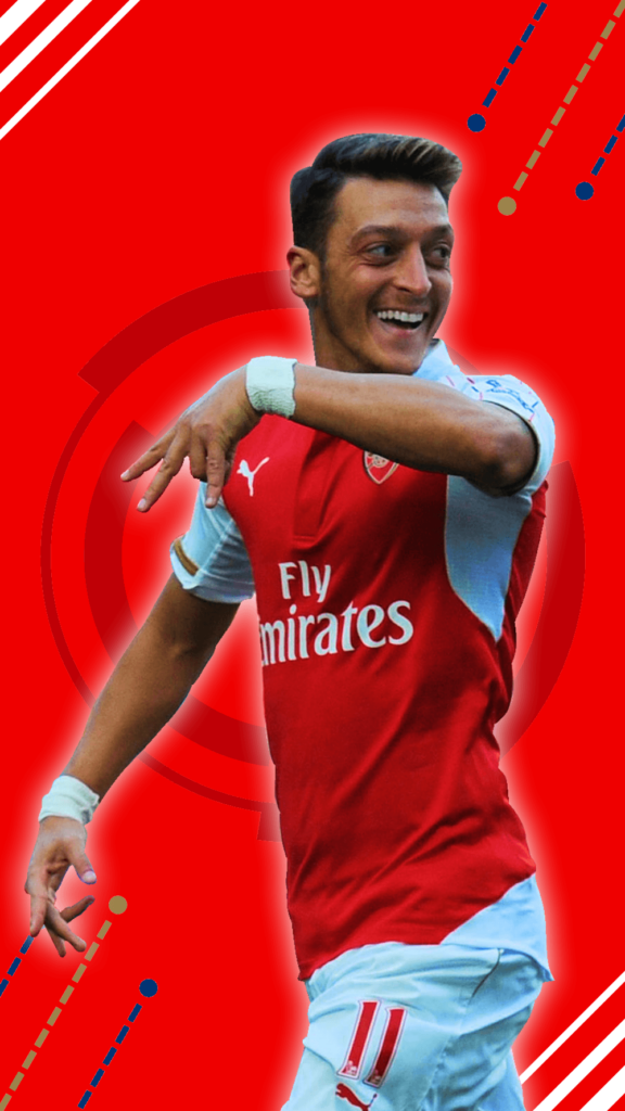 I made a Mesut Özil phone wallpapers that I thought you guys would
