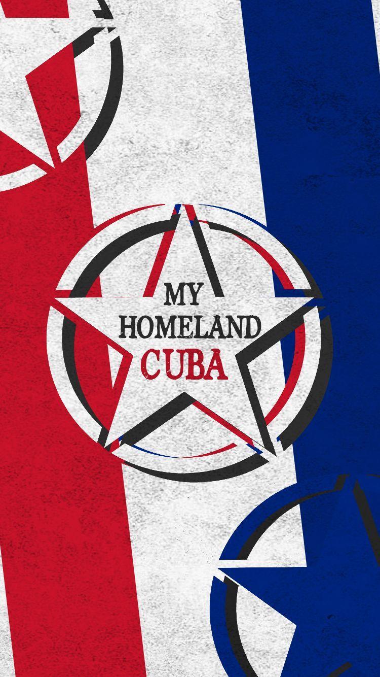 Cuba flag, wallpapers iPhone