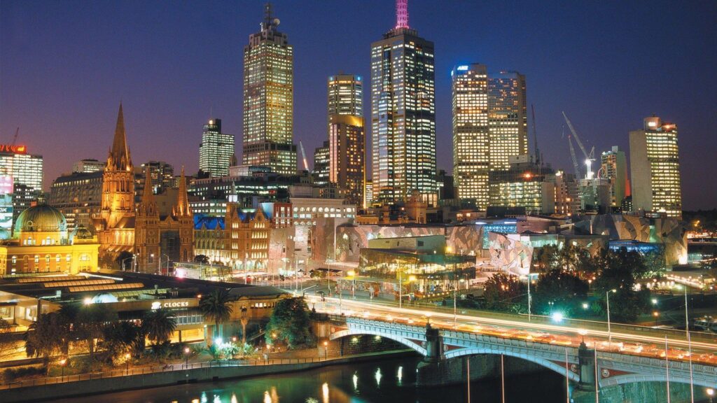 Amazing City View of Melbourne Australia 2K Photos