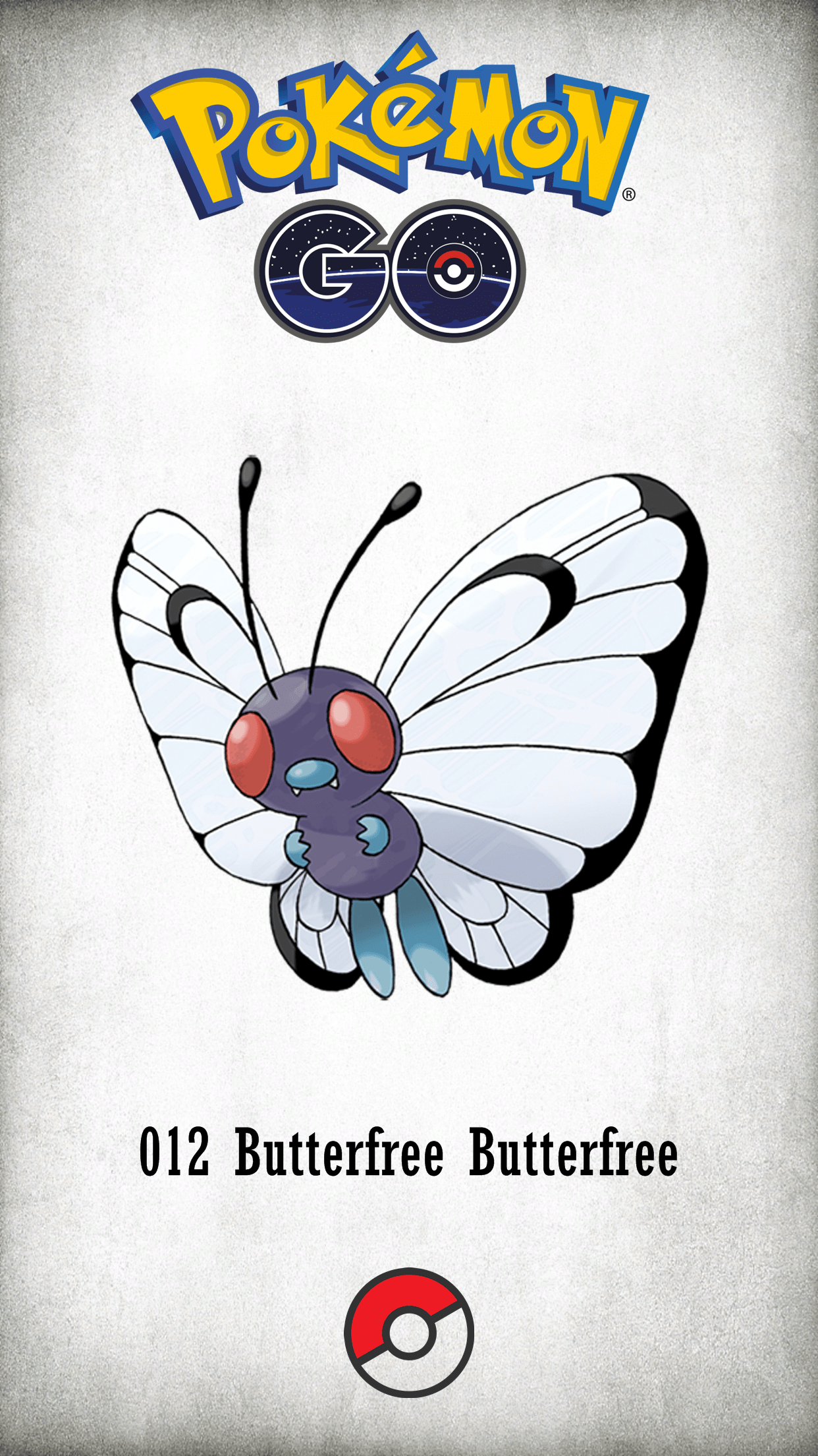 Character Butterfree Butterfree