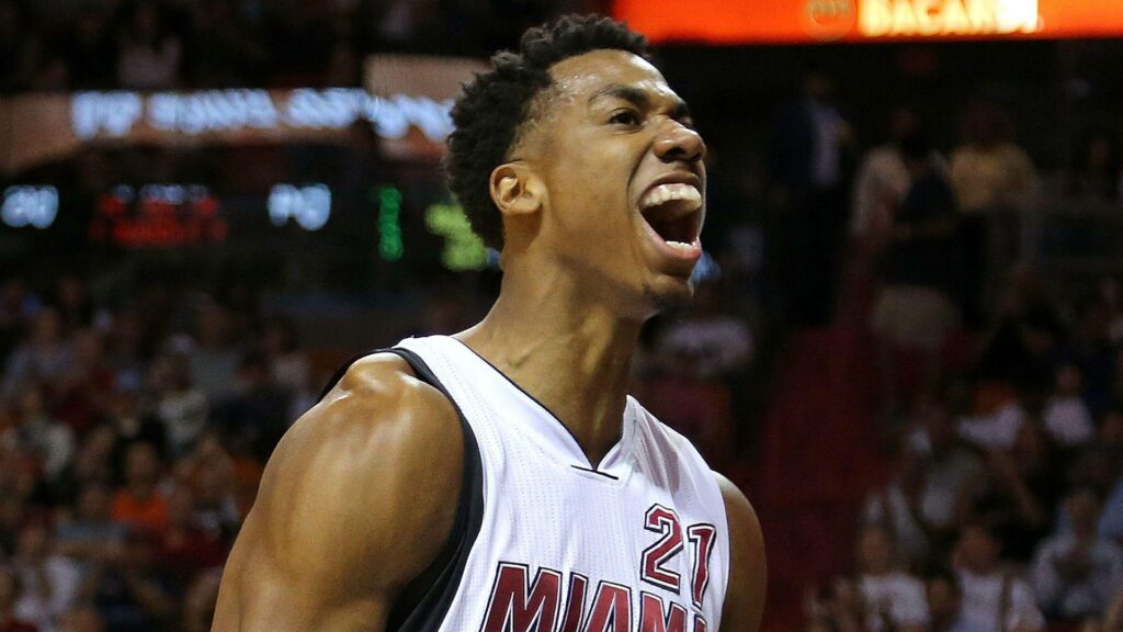 Heat’s Hassan Whiteside is motivated by his , gallon fish tank