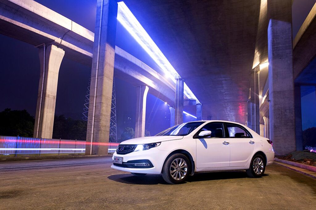 Wallpaper Geely GC Vision White Cars