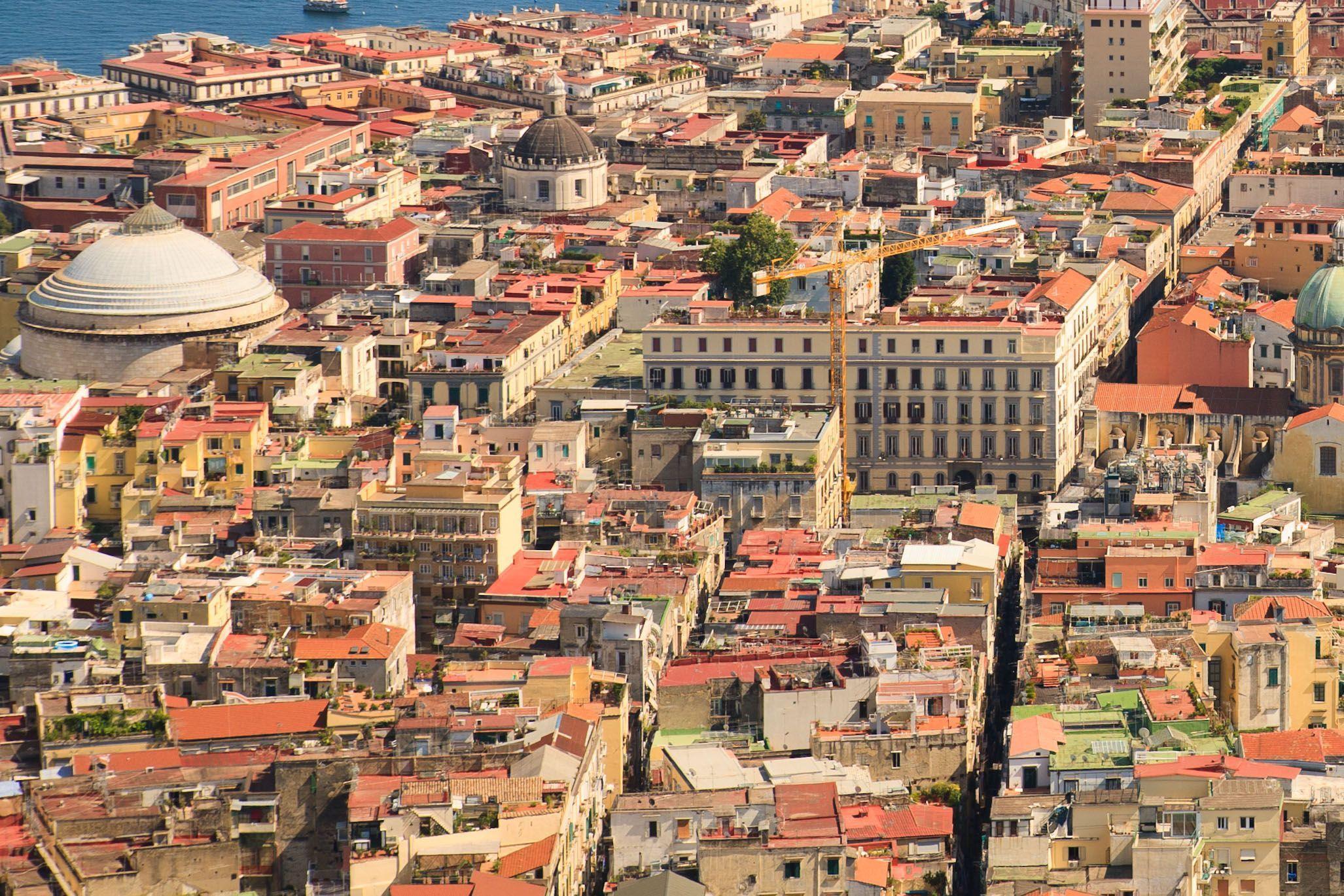 View from the fortress in Naples, Italy wallpapers and Wallpaper