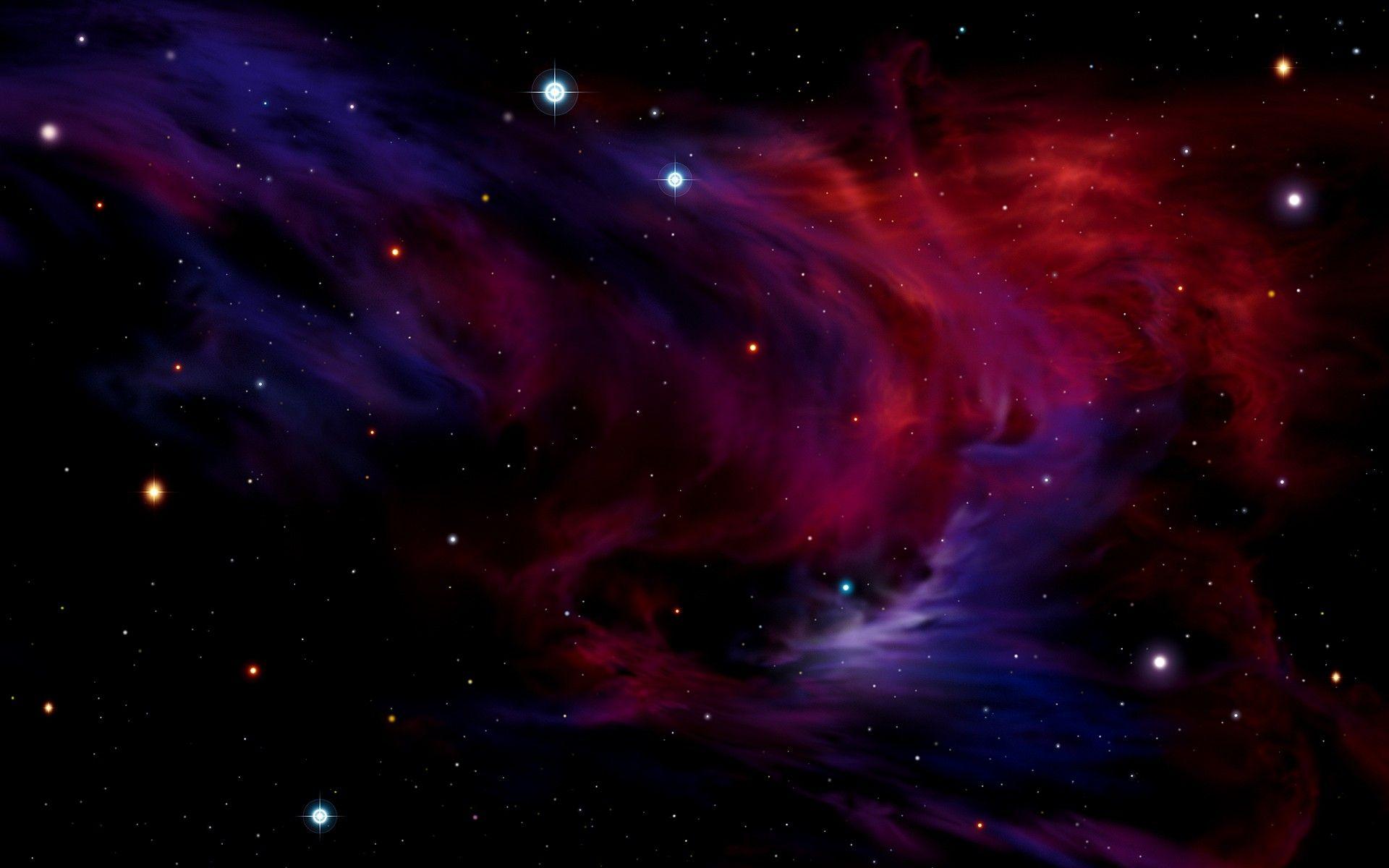 Space nebula 2K wallpapers
