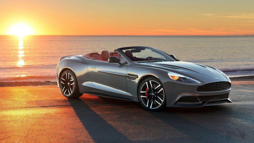 Aston Martin Vanquish Volante Sunset Wallpapers