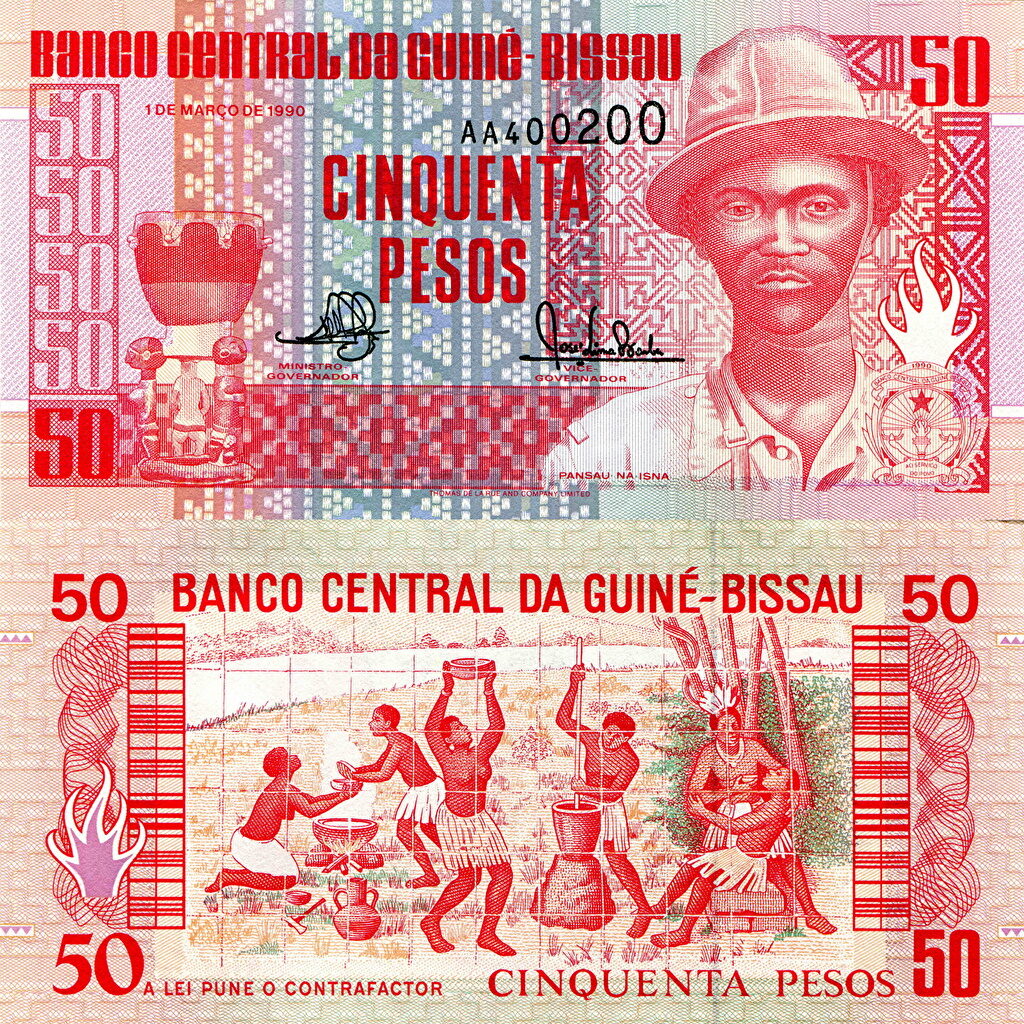 Wallpapers Banknotes peso Guinea
