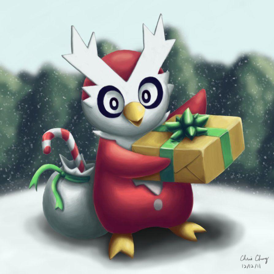 Christmas Delibird by Chrixeleon