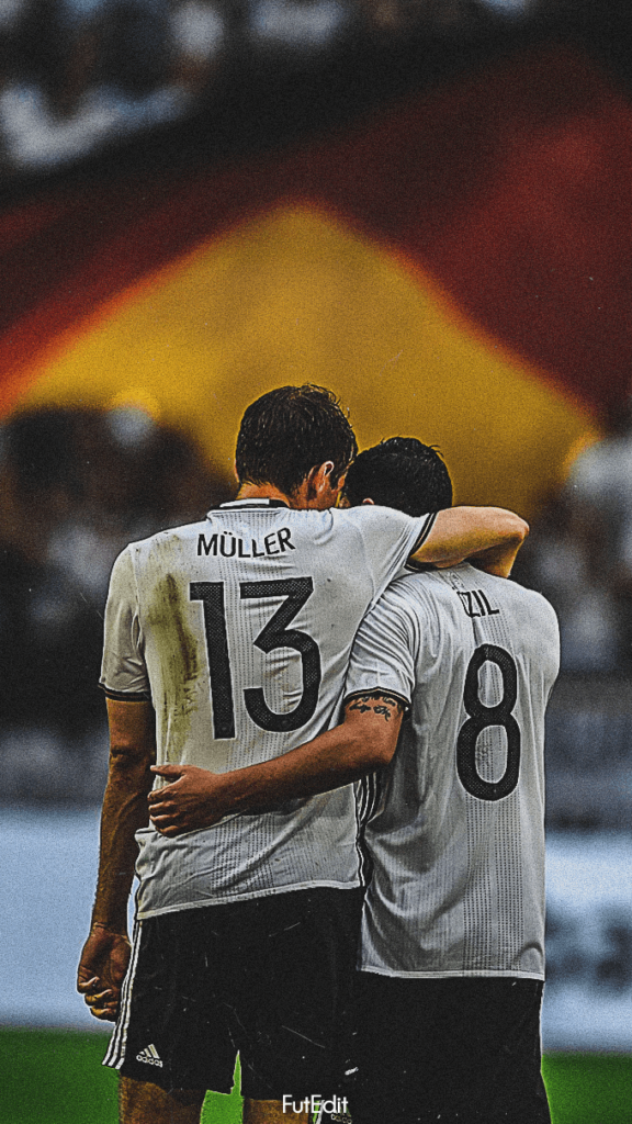 Muller and Ozil germany NT wallpapers 2K for iphone by Futedit on