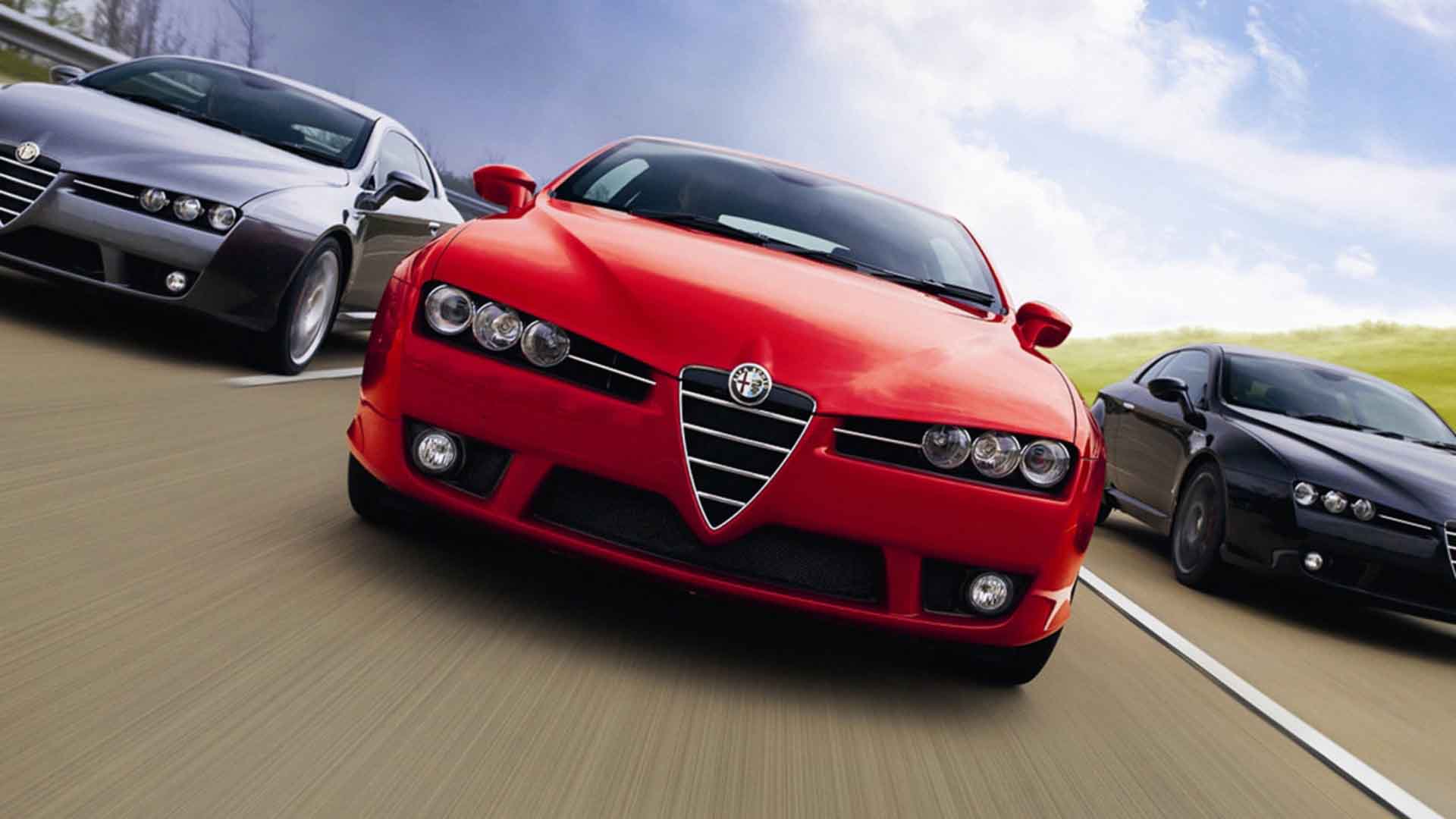 Alfa Romeo Brera Tuning Front 2K Wallpapers