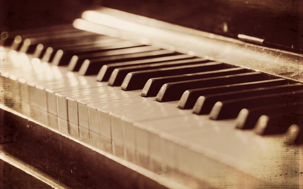 Download wallpapers piano, music, background, style
