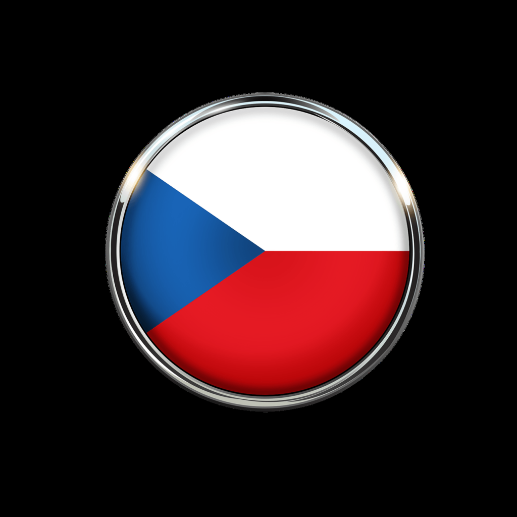 Czech Republic, Flag, Circle, Color