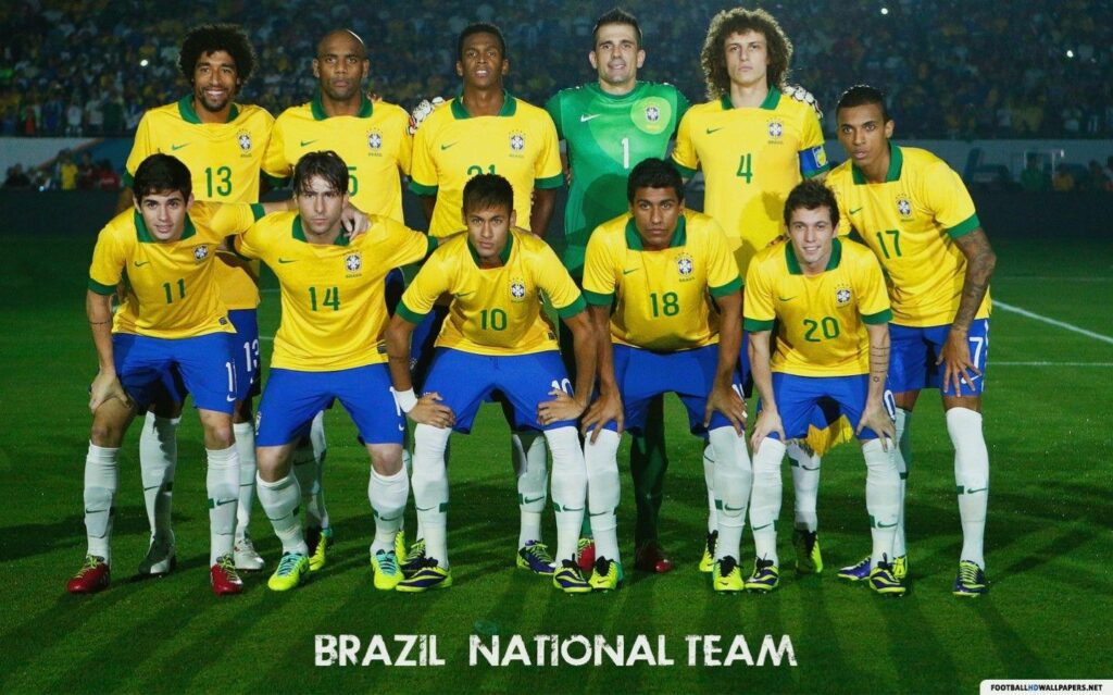 Brazil National Football Team Brazil Football Team Wallpapers Hd
