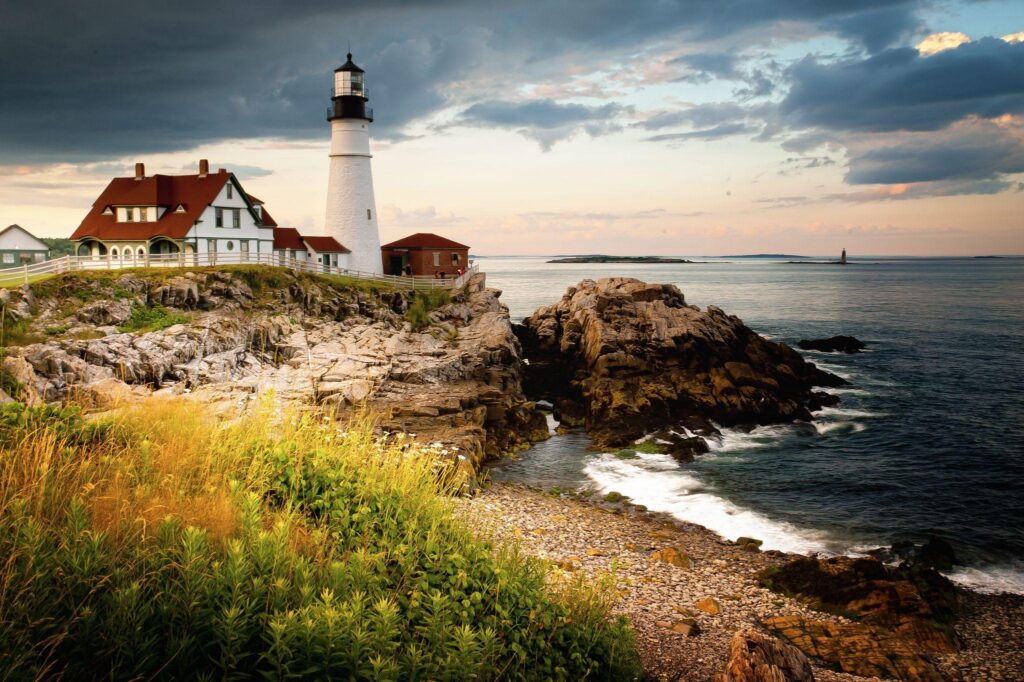 Pictures USA Cape Elizabeth Maine Nature Lighthouses Coast