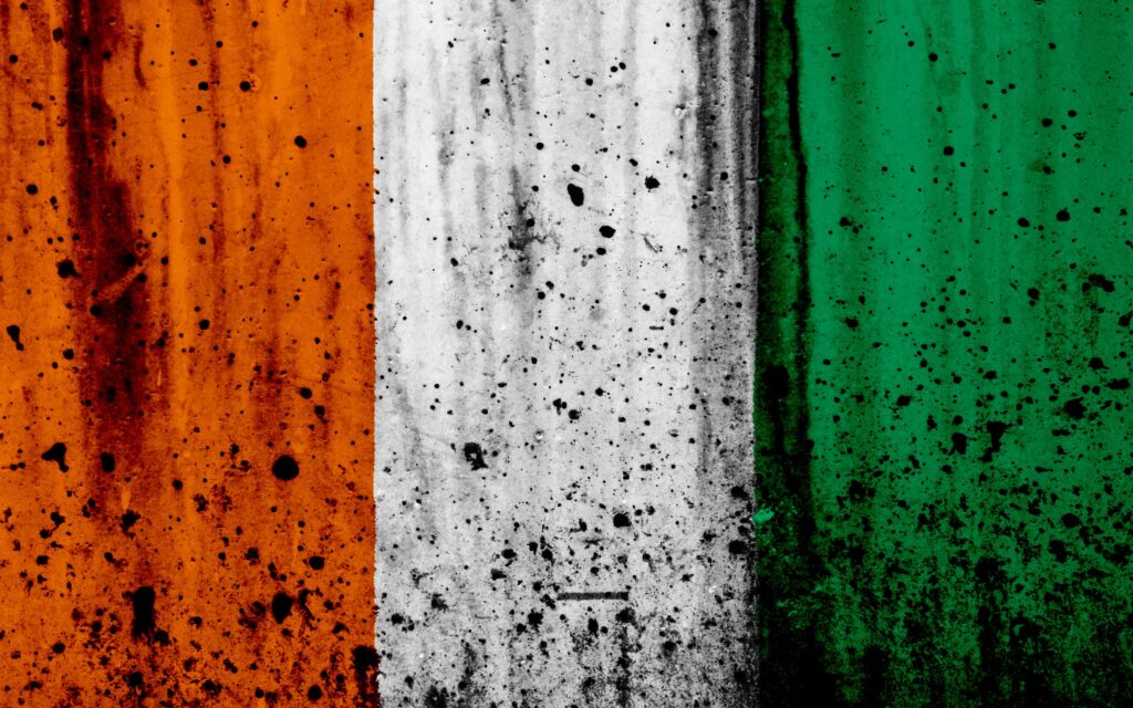 Download wallpapers Cote d Ivoire flag, k, grunge, flag of Cote d
