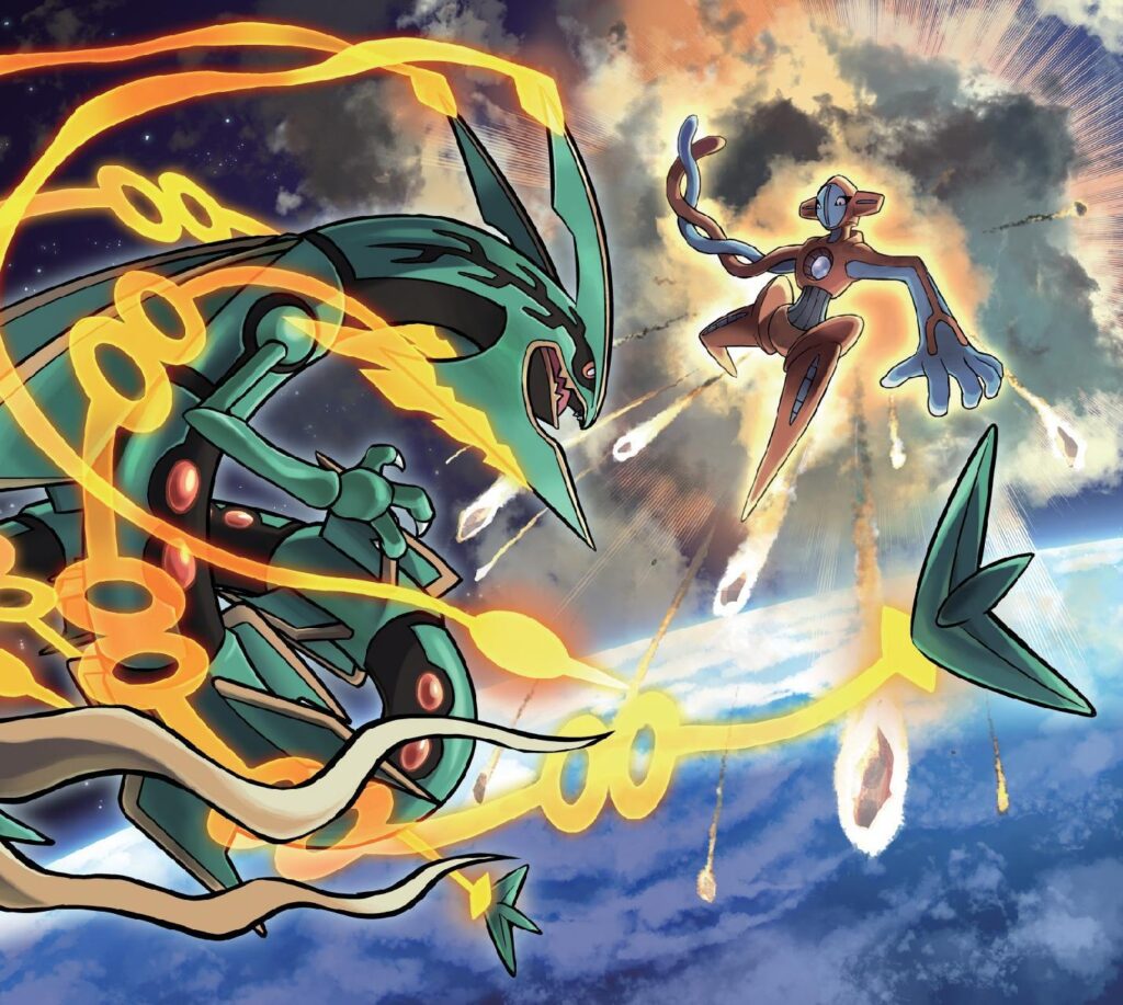 Rayquaza vs Deoxys wallpapers by JohnnyAmezcua • ZEDGE™