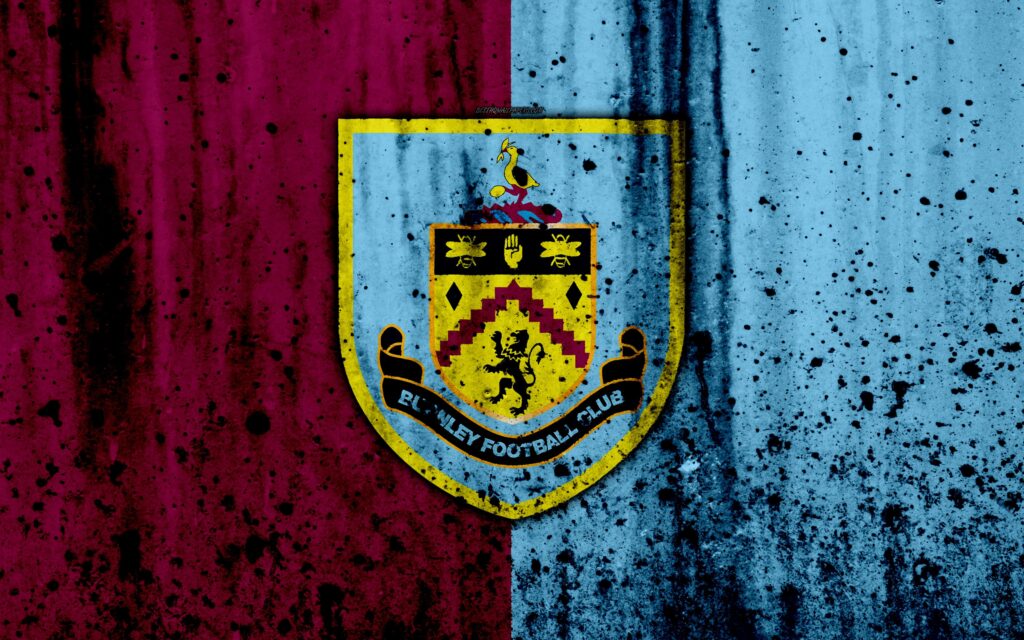 Download wallpapers FC Burnley, k, Premier League, logo, England