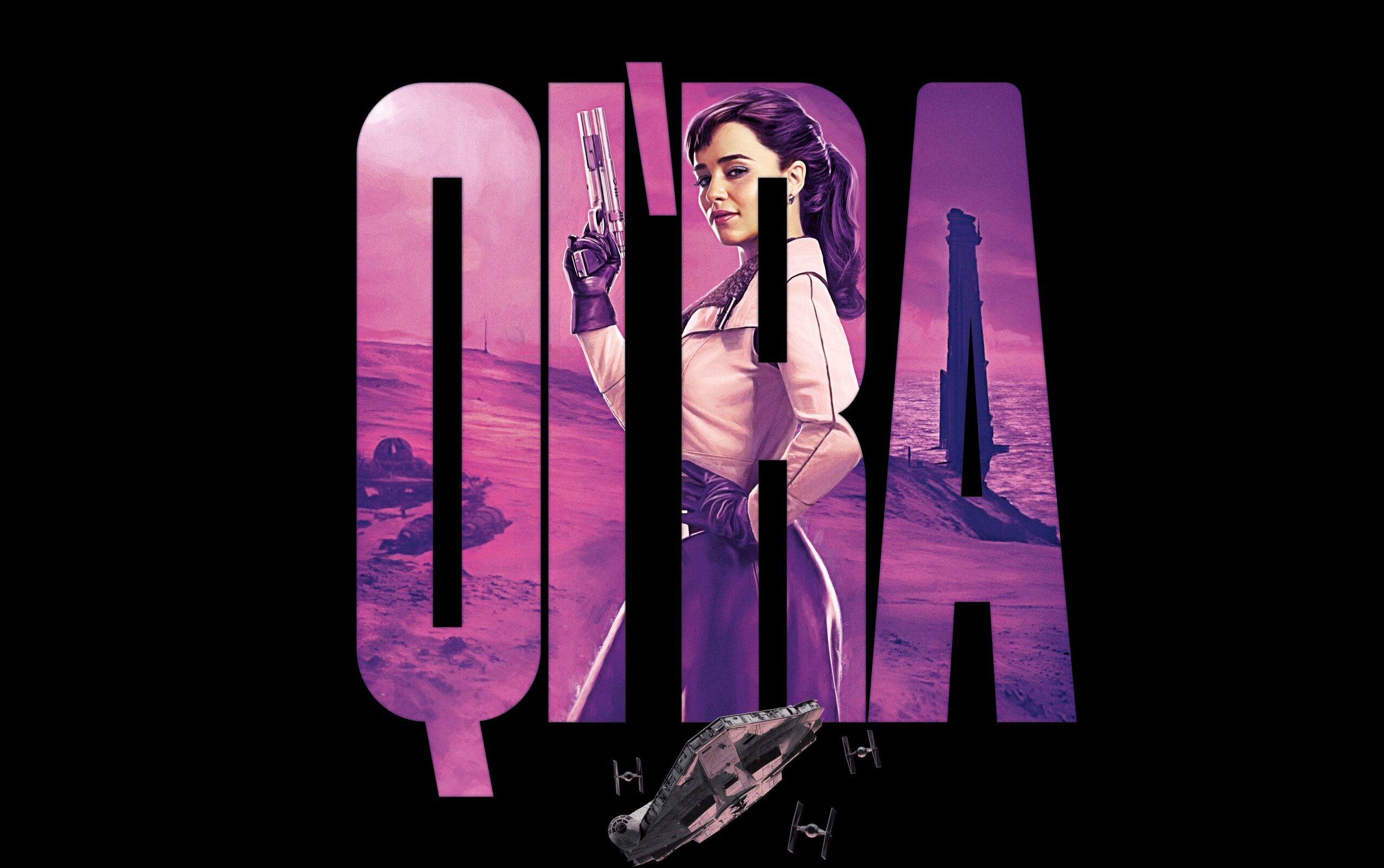 Wallpapers Qi’Ra, Solo A Star Wars Story, Emilia Clarke, K, K
