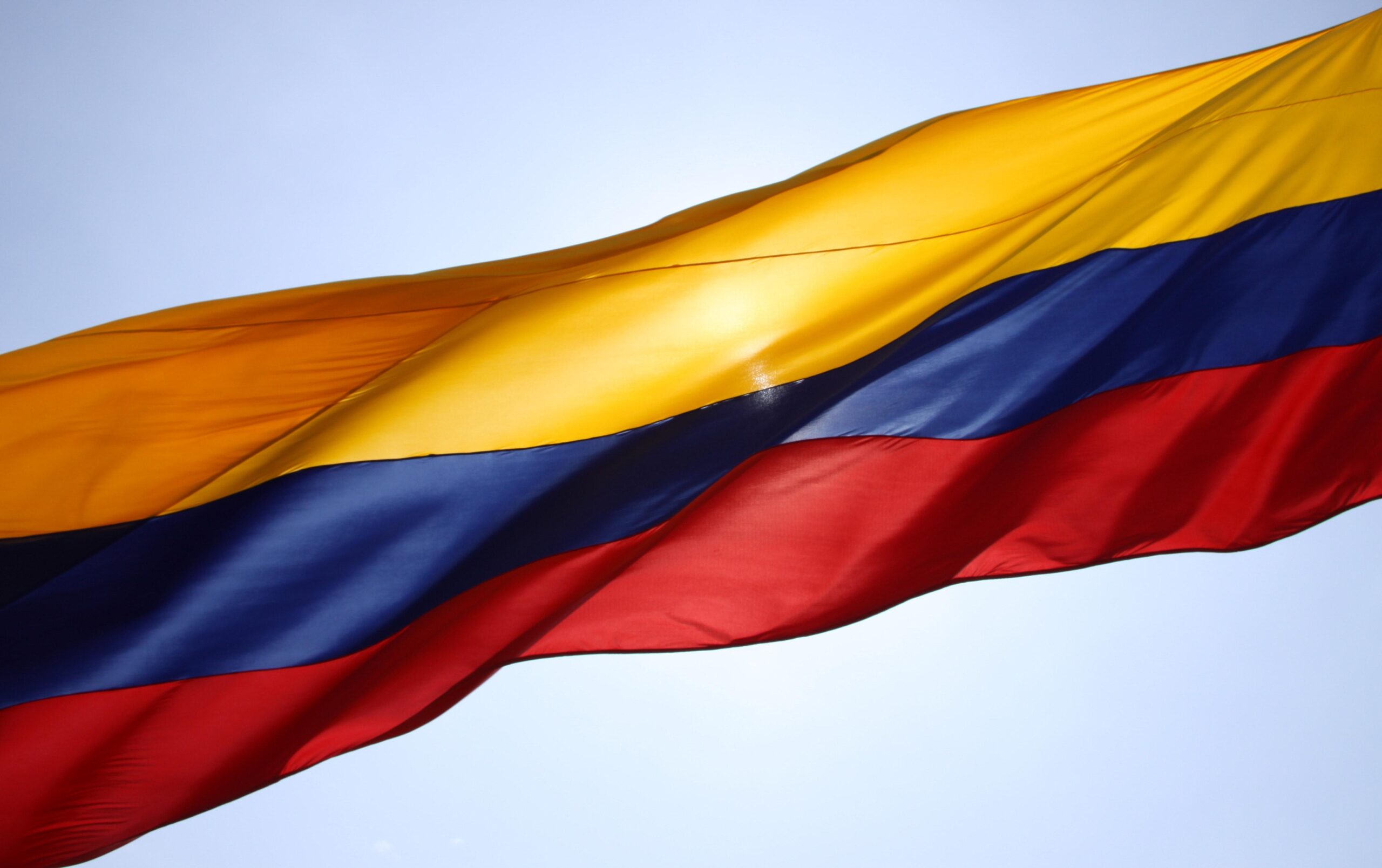 Free stock photo of colombia, flag, sun