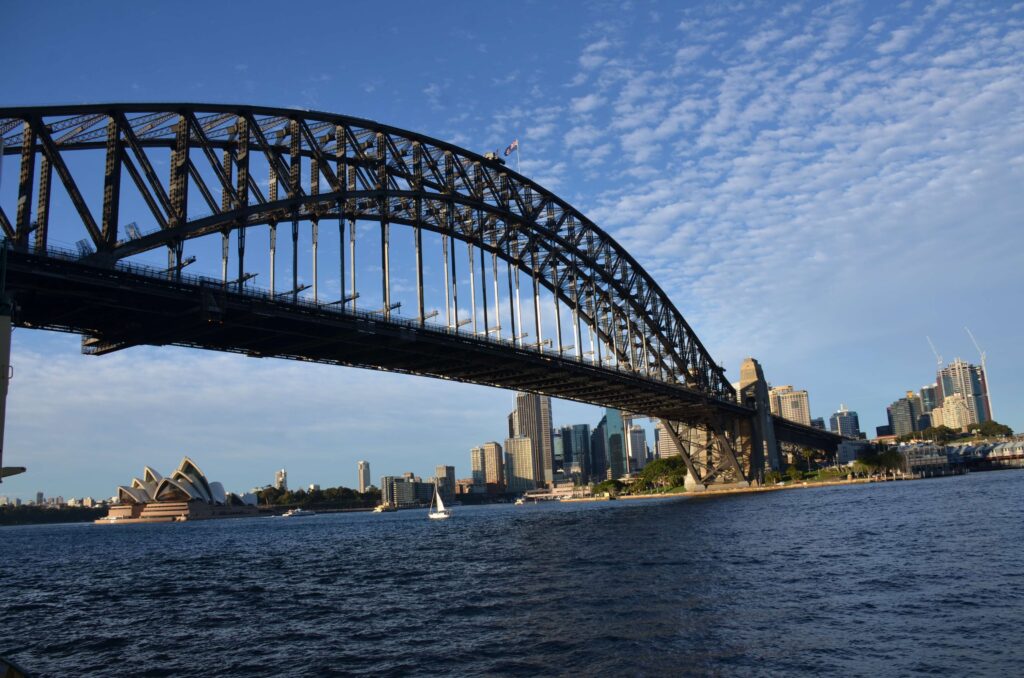 Opera house, sydney, sydney harbour bridge k wallpapers and backgrounds