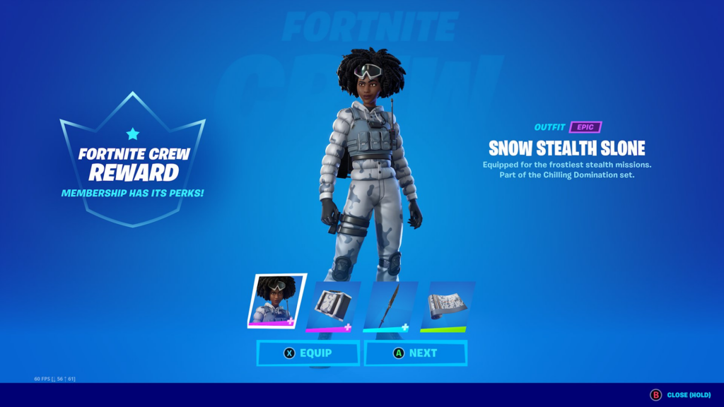 The Snow Stealth Slone Crew Pack is now available