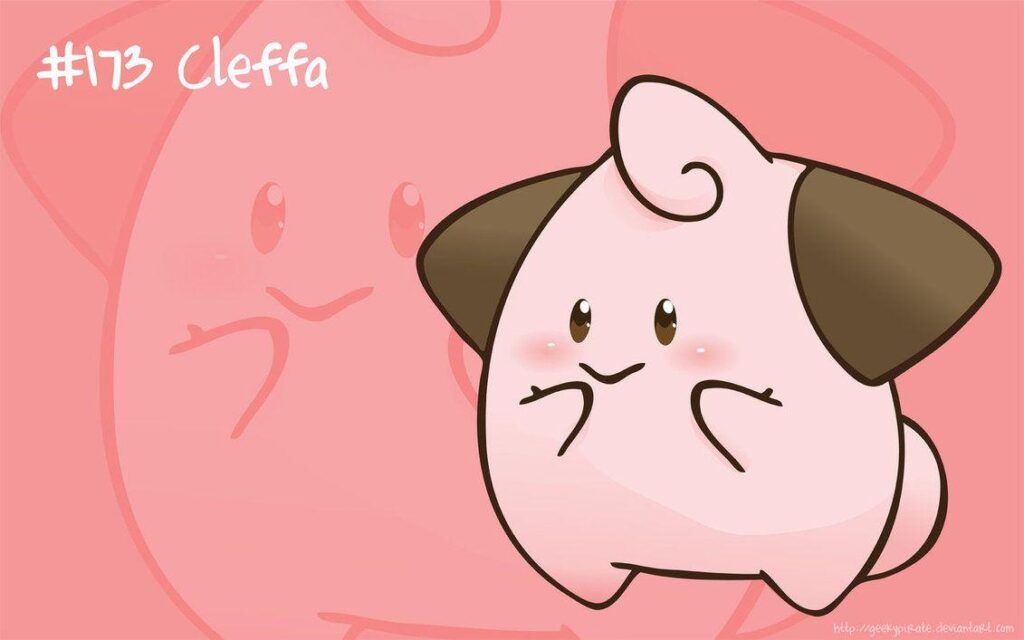 Cute Pokemon Cleffa shared by White Boy