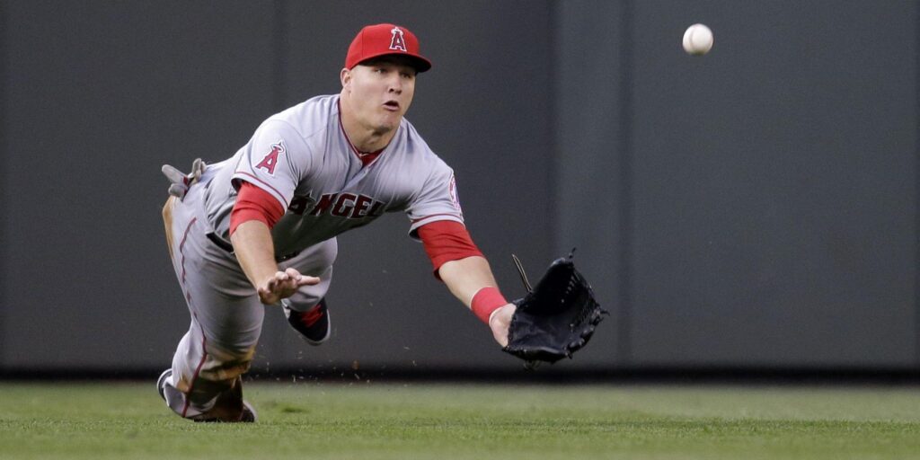 Px Mike Trout Talented Baseball Player
