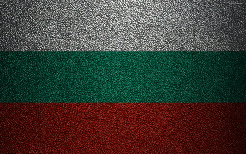 Download wallpapers Flag of Bulgaria, k, leather texture, Bulgarian