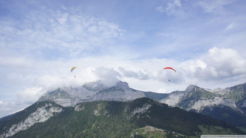 Parapente paragliding 2K desk 4K wallpapers High Definition