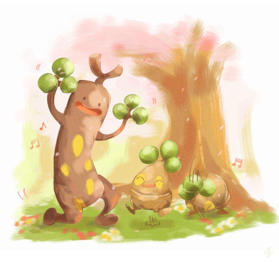 Sudowoodo and Bonsly