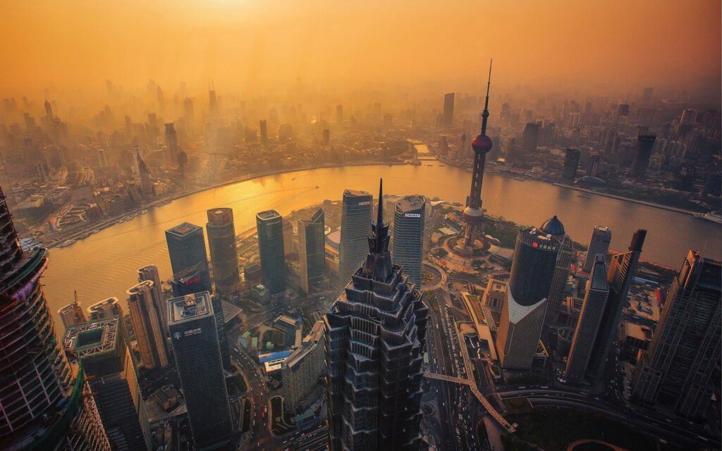 Shanghai skyline Wallpapers