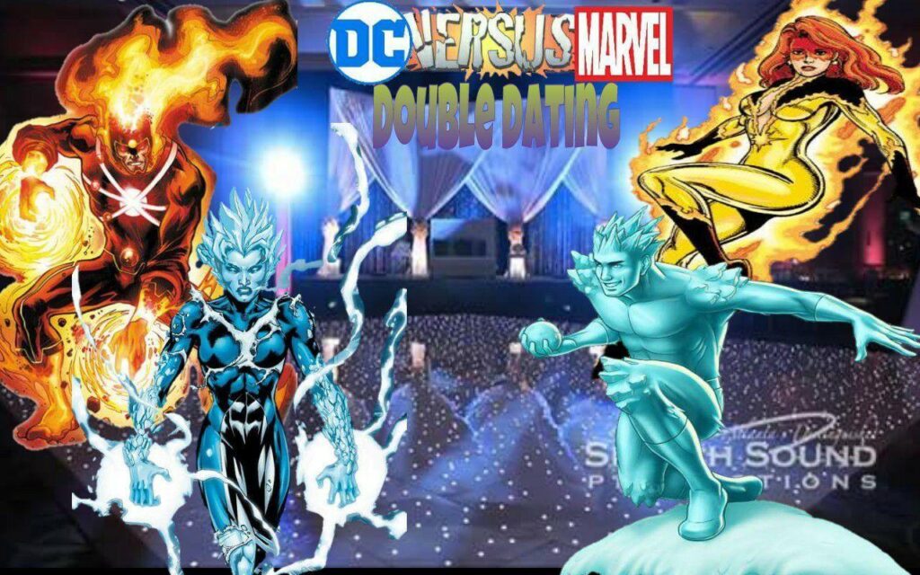 Marvel vs DC Iceman and Firestar vs Killer frost and firestorm