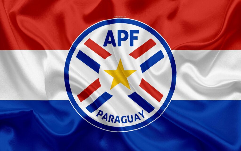 Download wallpapers Paraguay national football team, logo, emblem