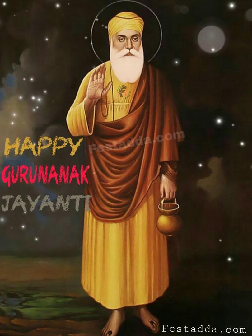 Happy Guru Nanak Jayanti Wishes Greetings Wallpaper 2K Photos