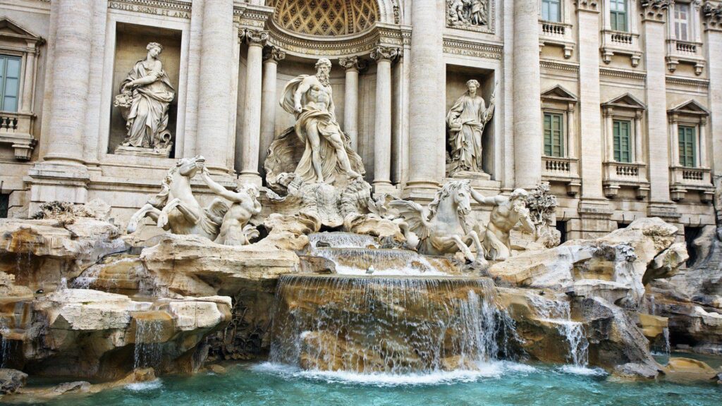 Trevi Fountain 2K Wallpapers