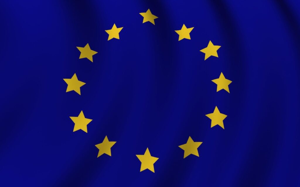 Eu flag 2K Wallpapers and Backgrounds Wallpaper