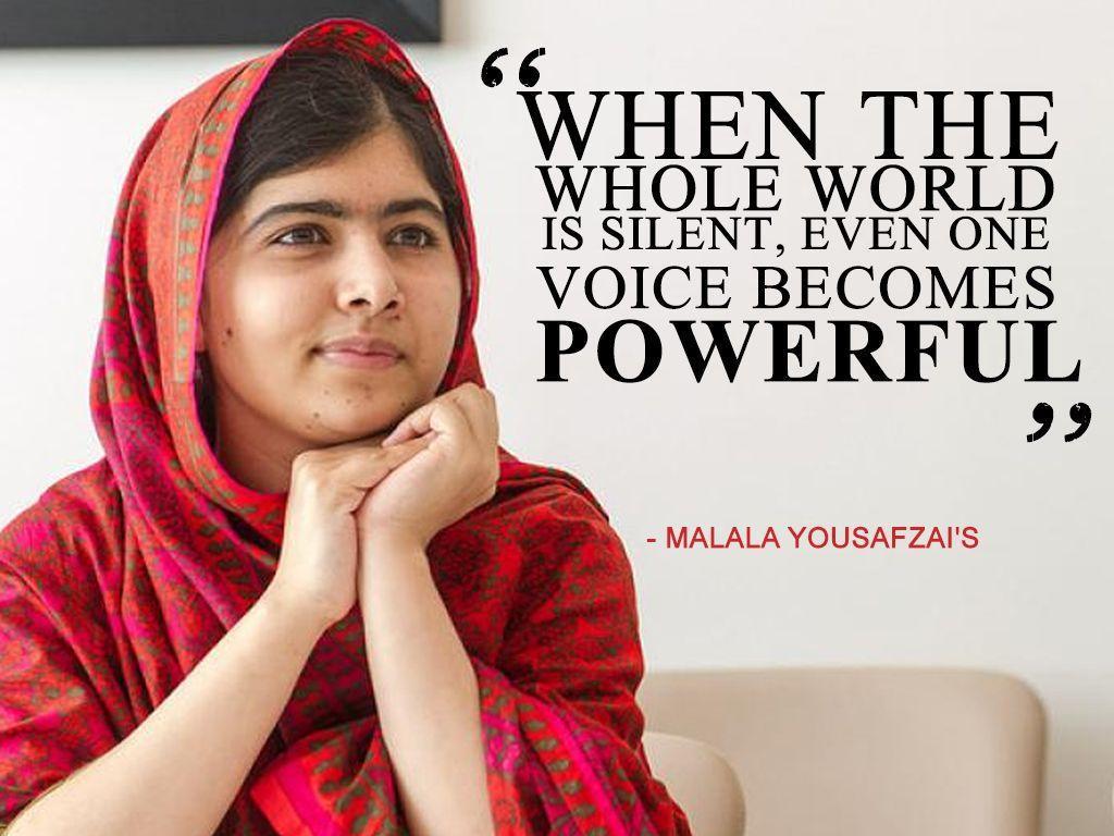 World Peace Day These Quotes by Malala Yousafzai Would be the