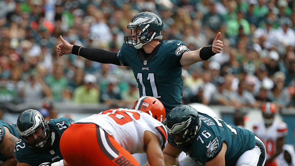 Eagles’ Carson Wentz was ready on Day , just as Doug Pederson