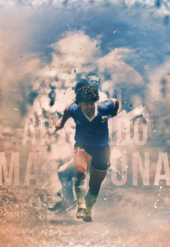 Diego Armando Maradona by Silja