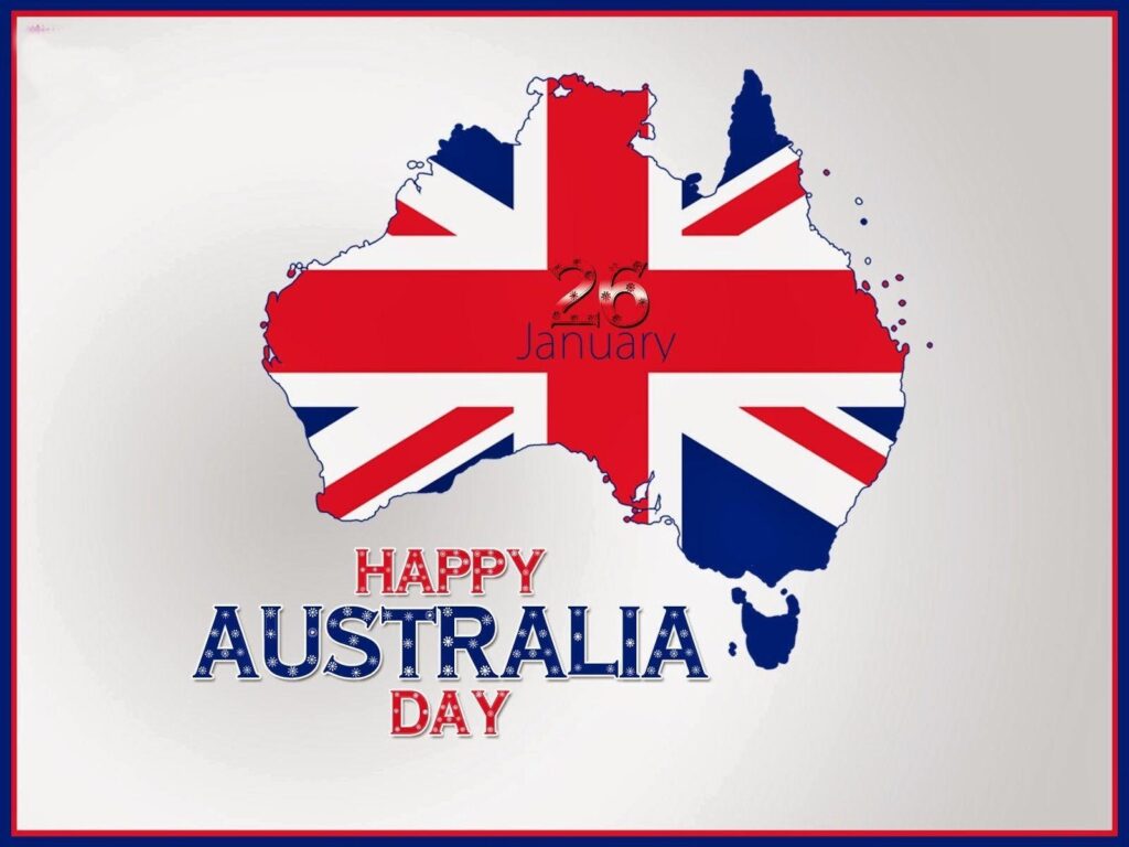 Happy Australia Day Quotes & Messages with Greeting Wallpaper